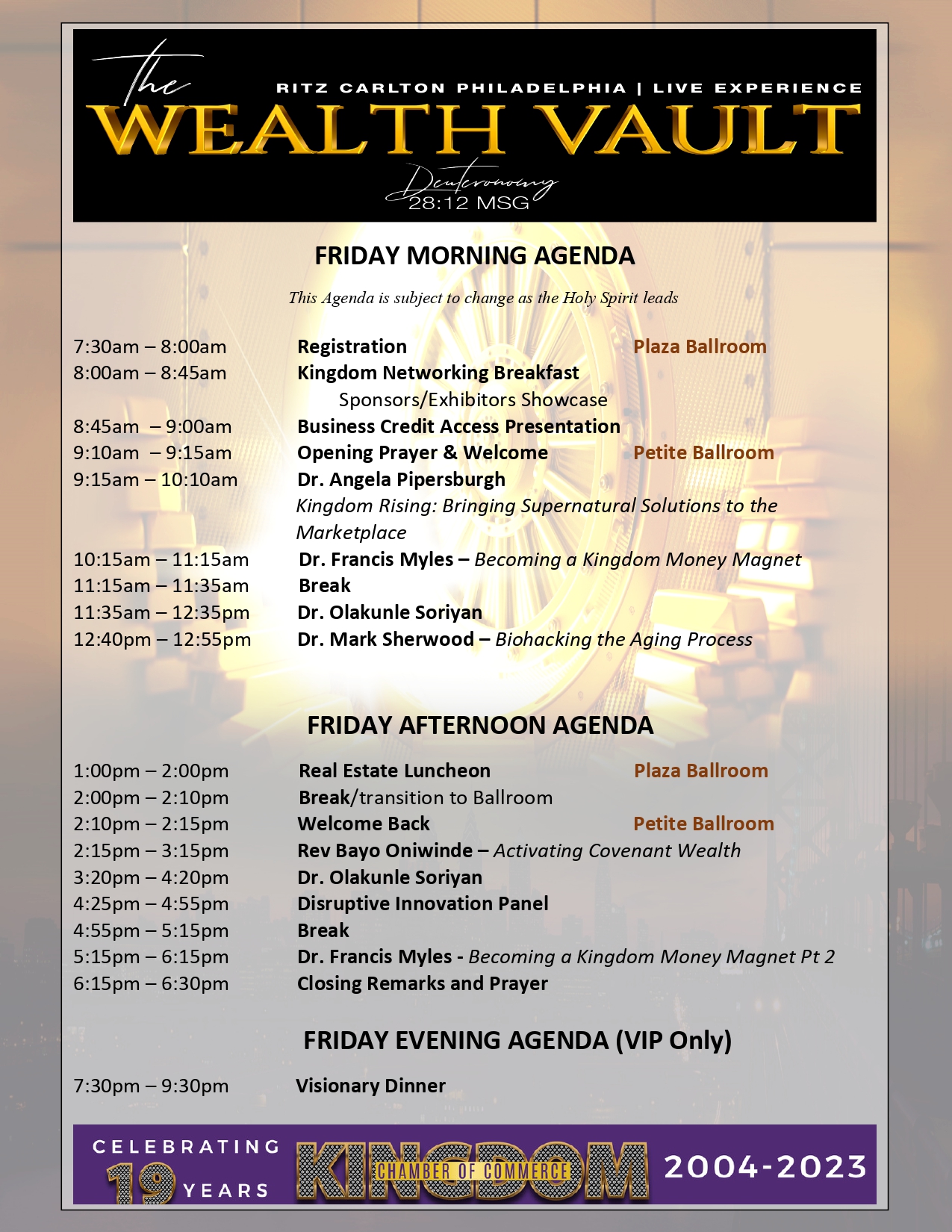 Agenda – KCC 19th Annual Wealth Vault FRIDAY 10_27_23 F_page-0001